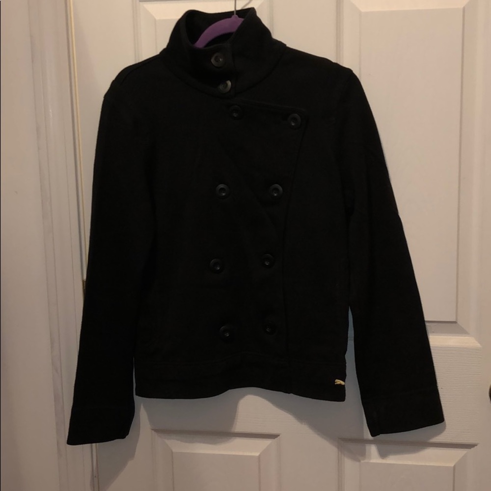 Black Puma cotton jacket